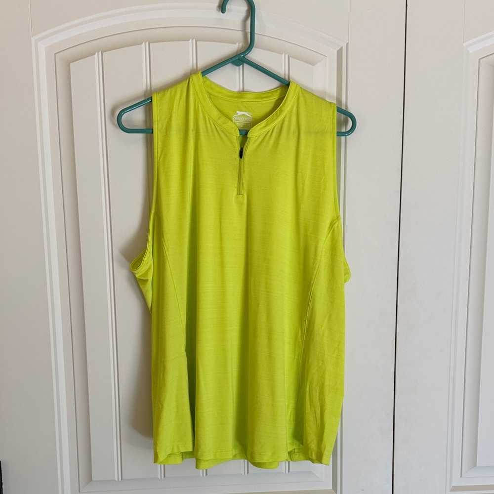 Slazenger Women's Neon Green Golf Tank Top